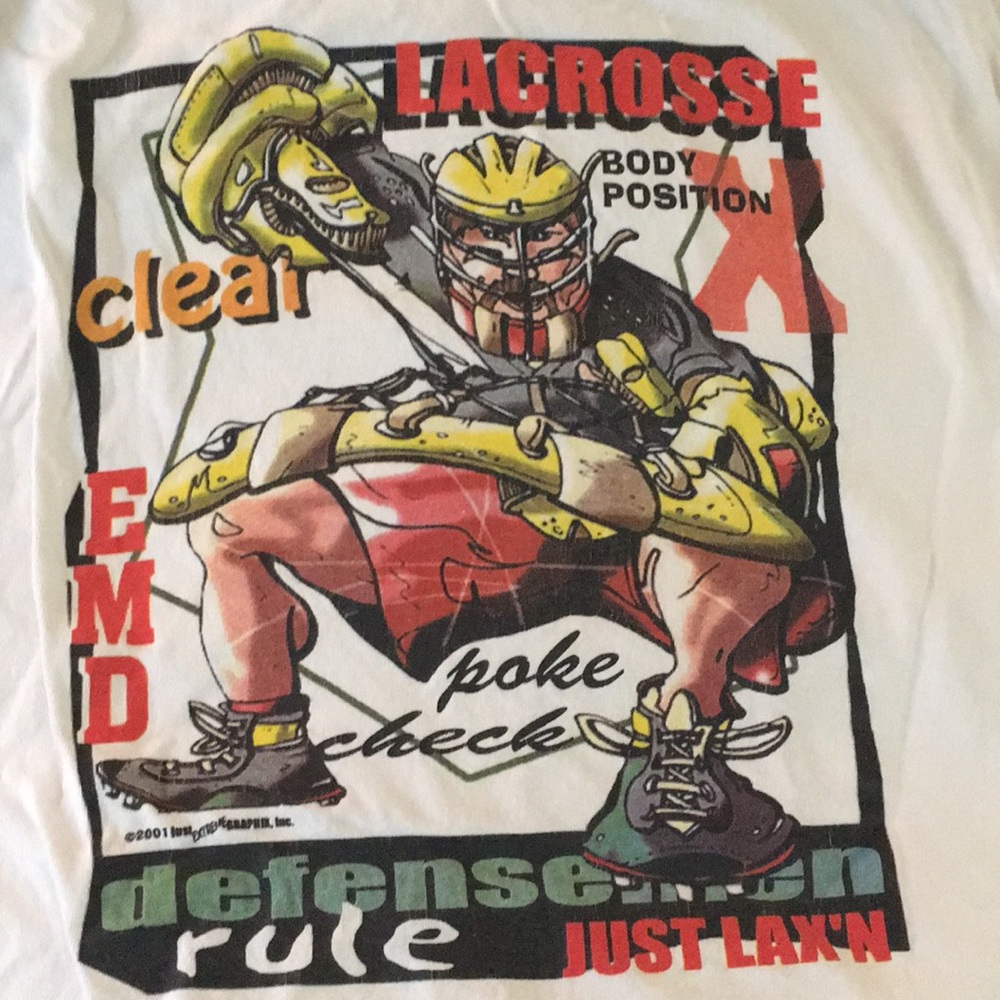 Just Lax'n Defensemen Rule Lacrosse T-Shirt Men M